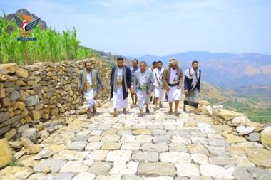 The expansion project of Al-Shahil Road - Aflah Yemen with community initiative 