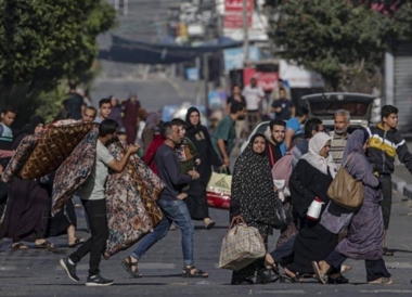 جيش العدو الصهيوني يطالب سكان شمال قطاع غزة بالاخلاء الفوري 