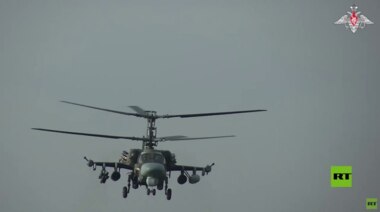 طاقم مروحية Ka-52M يدمر معقلا لقوات كييف على تخوم كورسك