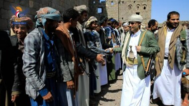  President Al-Mashat visits Al-Madan district historical Shihara city in Amran