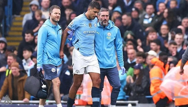 El centrocampista del Manchester City, Rodri, sufre un revés por lesión