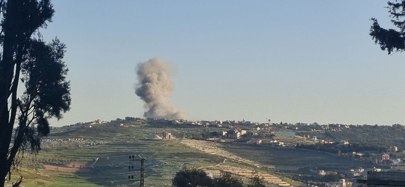 Cinco palestinos mártires en ataques israelíes en el sur del Líbano