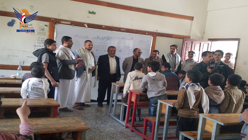 Viceministros de Educación y Juventud inspeccionan programas de verano en el distrito de Al-Thawra, Sanaá