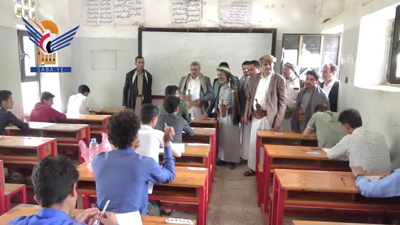 Sanaá – Inspección de exámenes de certificación general y cursos de verano en el distrito de Al-Haymah Al-Dakhiliyah