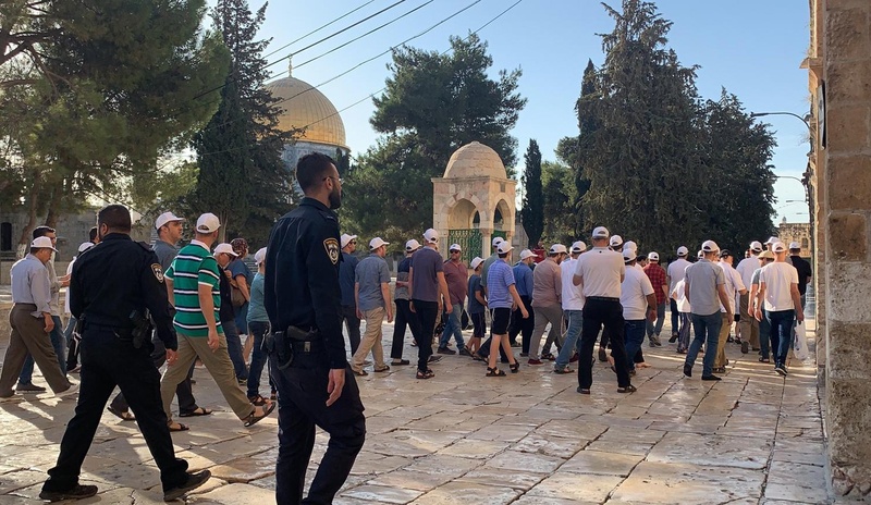 1.494 colonos irrumpieron en la Mezquita de Al-Aqsa en una semana