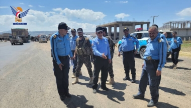 Visite sur le terrain pour identifier les centres de services de police de la circulation routière sur la ligne Sanaa - Taiz