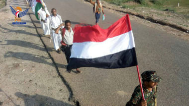 حجة.. مسير لخريجي الدورات العسكرية المفتوحة في مديرية أسلم