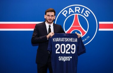 El Paris Saint-Germain anuncia el fichaje del georgiano "Maradona" procedente del Nápoles