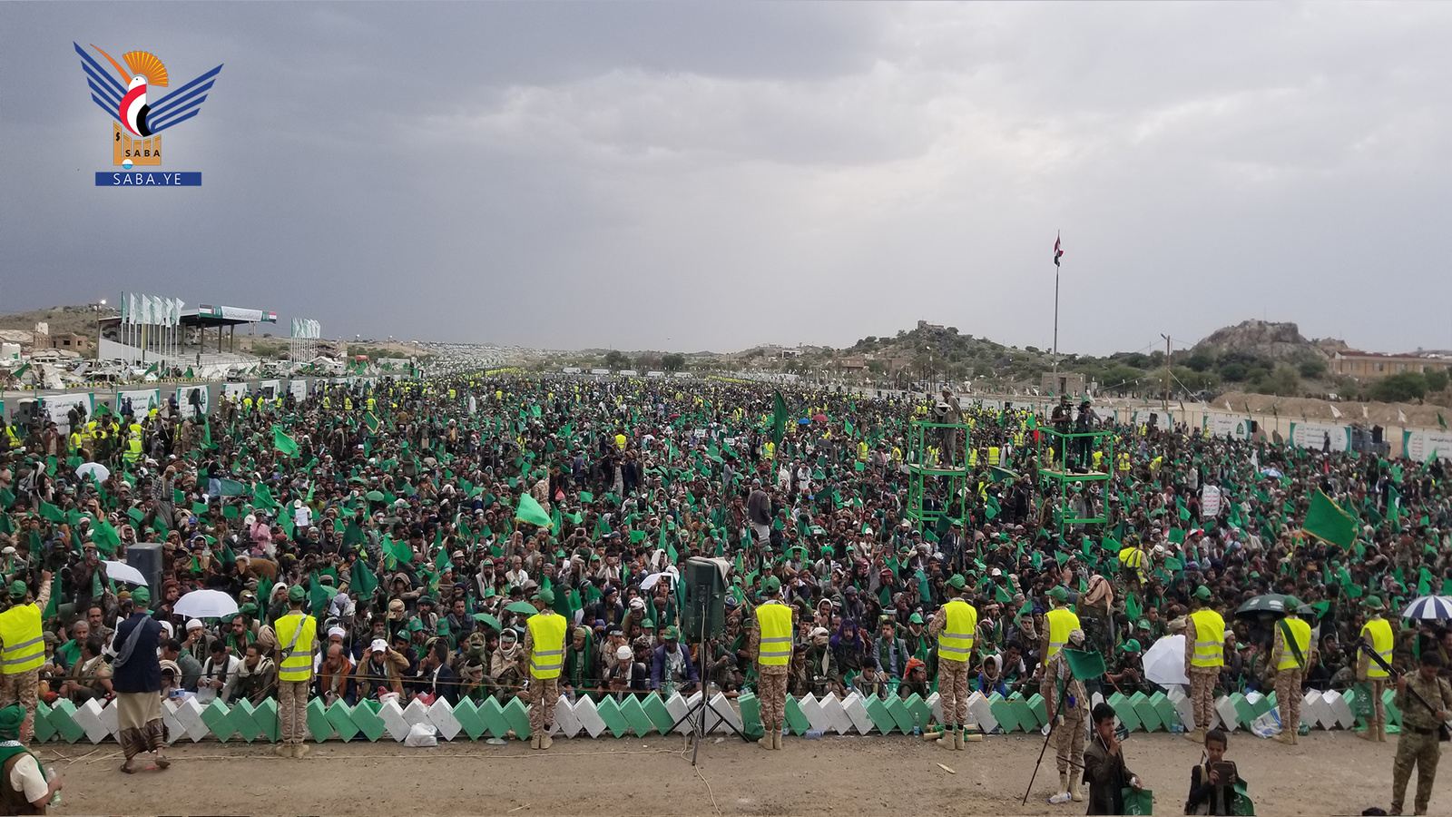 El pueblo de Al Bayda envía un mensaje a los enemigos de la nación con su reunión con motivo del cumpleaños del Profeta