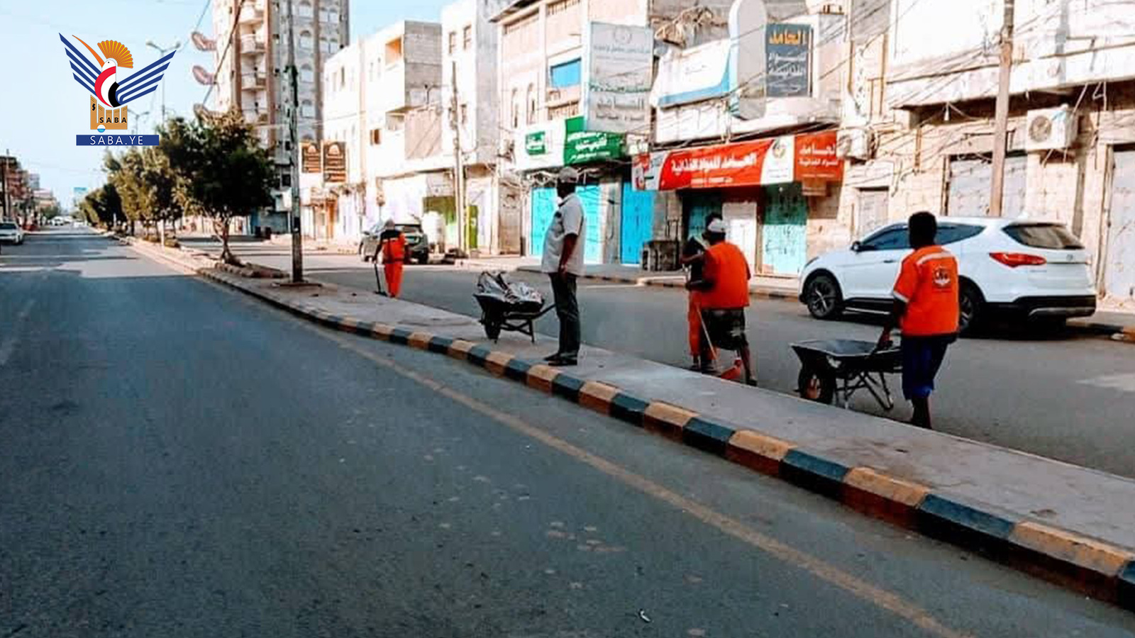 Al-Hudaydah: Esculturas iluminadas realzan la atmósfera de Ramadán y se intensifican los esfuerzos para mejorar el paisaje urbano