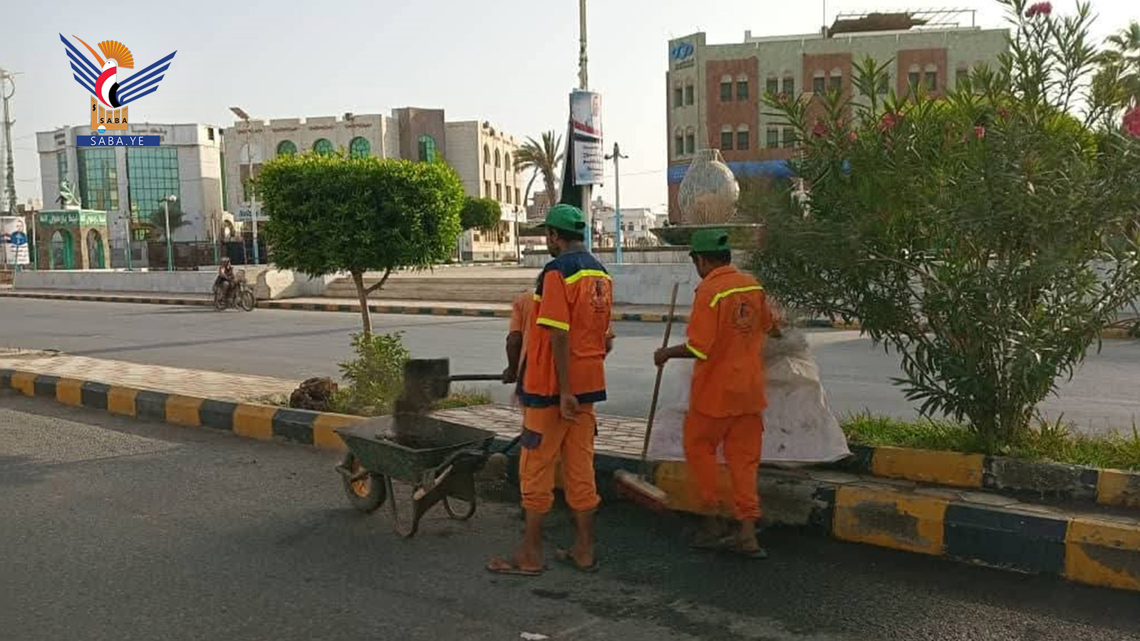 Al-Hudaydah: Esculturas iluminadas realzan la atmósfera de Ramadán y se intensifican los esfuerzos para mejorar el paisaje urbano
