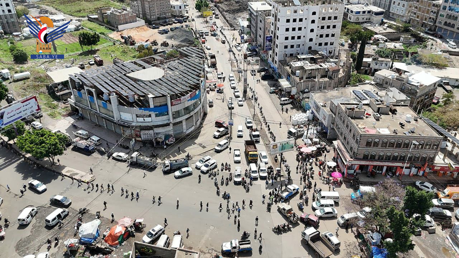 Ibb – Marcha y concentración de la Policía Comunitaria y de Seguridad de Al-Mashna
