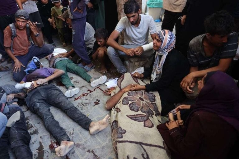Gaza da la voz de alarma para salvar lo que queda.​  Se ha abaratado la sangre?