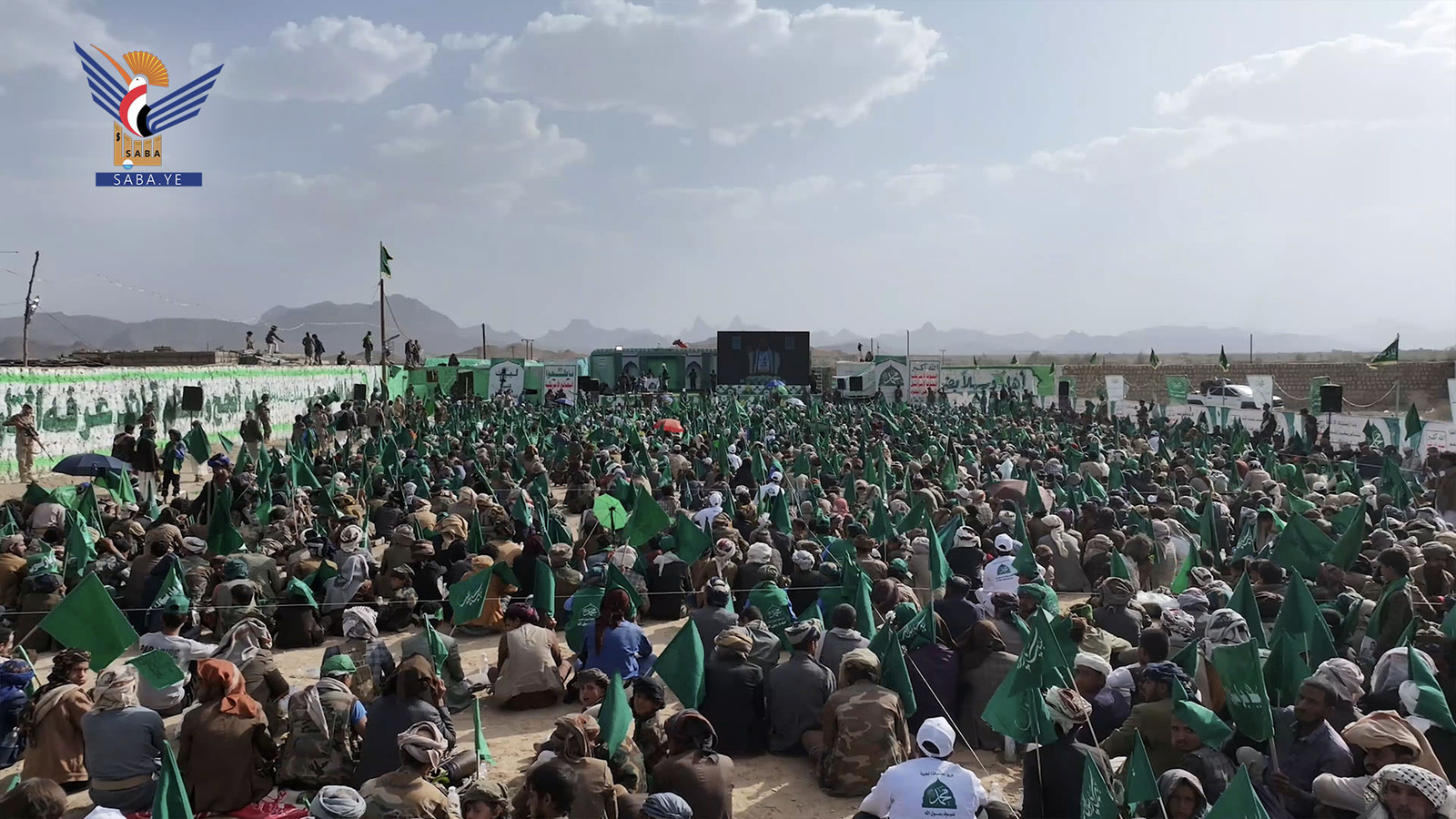 Con una multitud sin precedentes, los habitantes de Marib celebraron la Primavera del Profeta