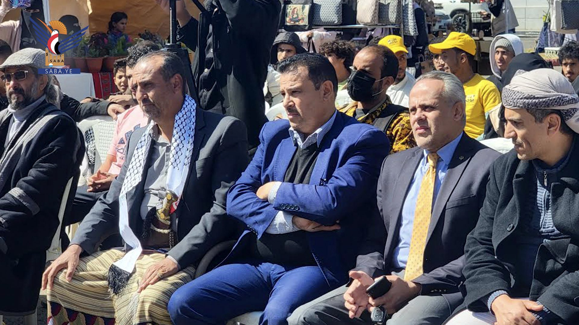El Ministro de Cultura y Turismo inaugura la exposición y bazar “Palestina en Nuestros Corazones”
