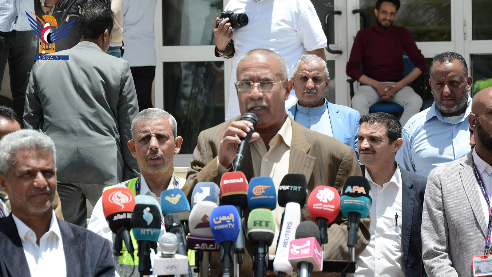 Se realizó una protesta para conmemorar el primer aniversario del ataque israelí contra un avión de Aerolíneas de Yemen​ mientras se preparaba para transportar peregrinos