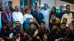 Delegation des Al-Ahli Clubs aus Sana'a erreicht das Sultanat Oman