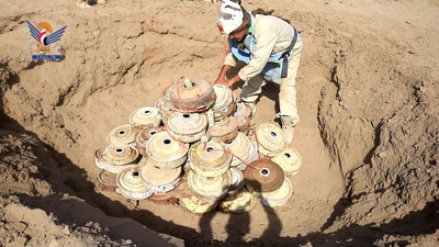 Al-Hudaydah: 140 minas destruidas en el distrito de Al-Hali