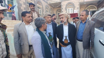 El Gobernador de Al Mahwit Inspecciona las Obras del Hospital Rural Al Rajm