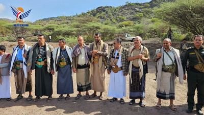Al-Dhali'a... Visita a las tropas estacionadas en el frente de Al-Hasha