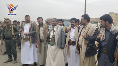 Inspección a las condiciones de las tropas desplegadas en los frentes de Sarwah, en la gobernación de Marib