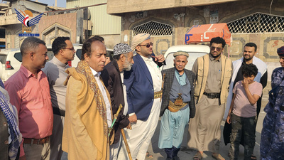 Taiz – Al-Masawi inspecciona el tráfico y la circulación de ciudadanos en la rotonda de Al-Qasr