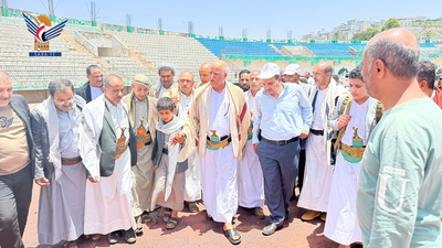 محافظ إب يطّلع على أعمال تأهيل الاستاد الرياضي ويوجه باستكمال احتياجاته