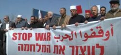 Zum ersten Mal seit Kriegsbeginn ... Großmarsch in Kafr Kanna, um die zionistische Aggression gegen Gaza anzuprangern