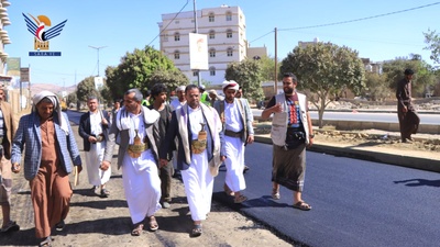 Inauguración del Proyecto de Asfaltado de la Circunvalación Sur en la ciudad de Saada