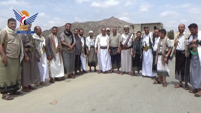 Al-Sufi, Al-Bukhaiti y Al-Mahdhar inspeccionan las condiciones del personal defensivo en la gobernación de Hajjah