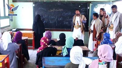 Inspección de las actividades de verano en los distritos de Al-Jabin y Al-Ja'fariyah, Raymah