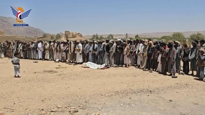 Funeral del Subdirector del Sector Agrícola del Distrito de Al-Hamidat, Al-Jawf
