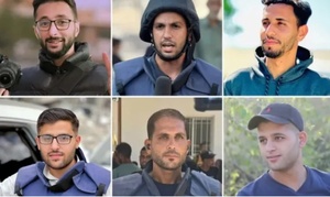 Una ola de indignación mundial por  cometir La entidad sionista la "Masacre de la Tienda de periodistas en Gaza