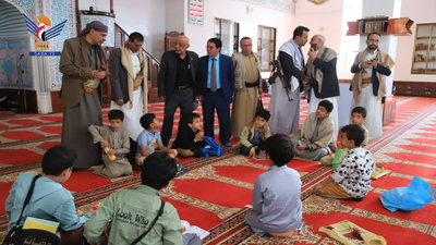 Inspección de las actividades de verano en el distrito de Al-Thawra, en la Gobernación Capital