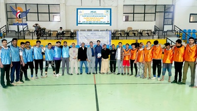 Lanzamiento de la Liga de Fútbol de la Sabiduría Yemeníta en el Colegio Universitario Al-Manar de Hajjah