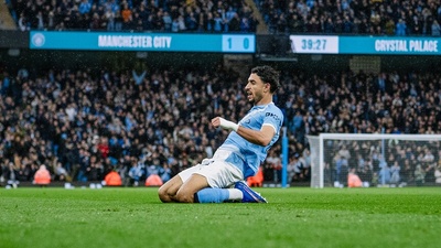 الدوري الإنجليزي.. مانشستر سيتي يفوز على ضيفه كريستال بالاس بثلاثية نظيفة