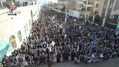 Hajjah – 302 manifestaciones multitudinarias en apoyo al pueblo palestino y reafirmando la preparación para la próxima ronda