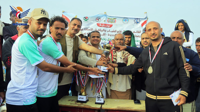 El equipo municipal de Sana'a gana el Campeonato de Voleibol Playa en Hodeidah