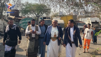 Taiz... Al-Masawi inspecciona el progreso del proyecto de saneamiento