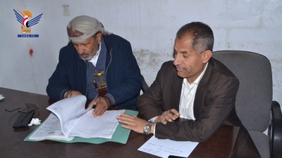 Inspección del Trabajo en el Departamento de Obras del Distrito de Bani Hashish, Gobernación de Sanaá