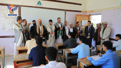El Primer Ministro Muftah inaugura los exámenes de certificación de educación secundaria en la capital y las gobernaciones