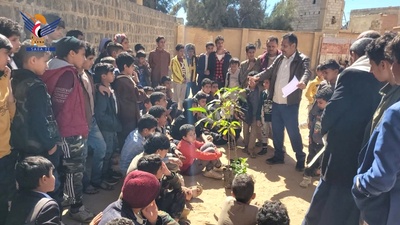Lanzamiento de actividades de sensibilización para mejorar las habilidades de los estudiantes en la ciudad de Al Mahwit