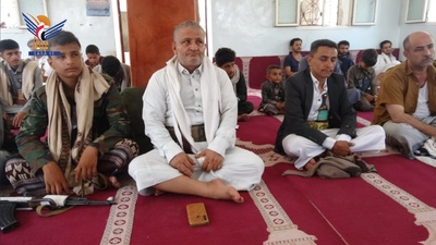 Un Evento celebrado en el distrito de Sa'fan en conmemoración del fallecimiento del erudito y muyahidín Sr Badr al-Din al-Houthi