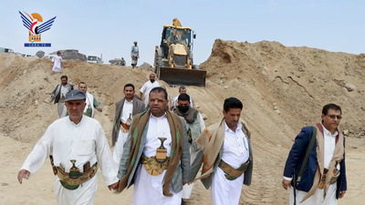 محافظ صعدة يدّشن العمل بالمرحلة الثانية من مشروع بحيرة الحمزات المائية