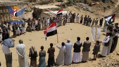 تأييد شعبي لموقف اليمن العسكري المساند لمحور الجهاد والمقاومة وفق معادلة "وحدة الساحات"