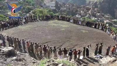 Sanaa.. Una marcha y una Vigilia en el aislamiento de Bani Nimri en Al-Himah Al-Dakhiliya en el aniversario de la masacre de Tanomah y Al-Sarkha