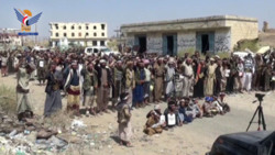 Große Massenkundgebung im Bezirk Serwah in Marib zum Trauertag von Ashura