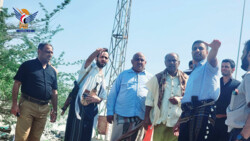 Inspezierung der Arbeitsfortschritt im Hodeidah-Hafen