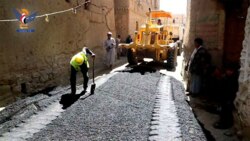 Überprüfung des Umsetzungsfortschritts des Projekts zur Instandhaltung und Asphaltierung der Straßen der Altstadt von Saada