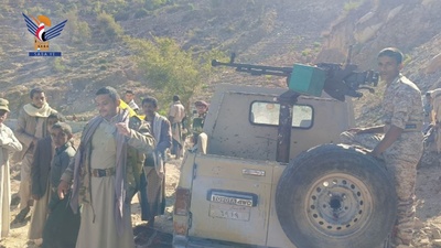 Hajjah – Maniobra para los graduados de los cursos “Inundación de Al-Aqsa” en Dha’an, Washah
